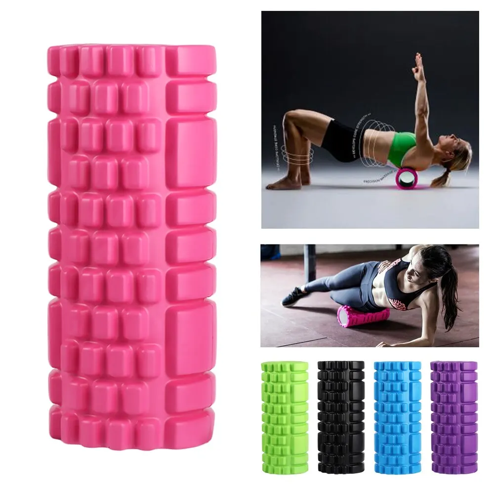 Ролик для спины из пены для йоги, ролик для глубоких тканей, массажный ролик для мышц, Йога, для спины и фитнеса