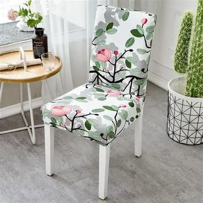 Hotel decoration stretch floral spandex chair covers chair cover custom pattern