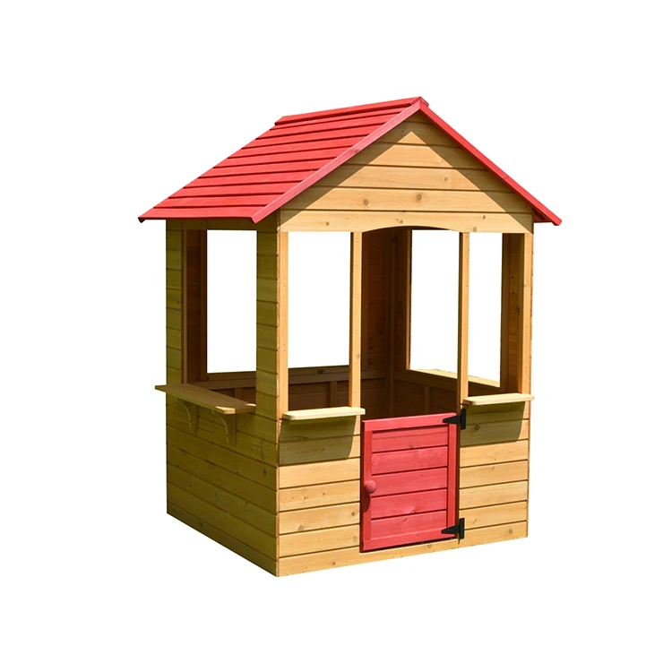 Small Backyard Cubby House Cheap Playhouse Wood For Kids - Buy Cubby ...