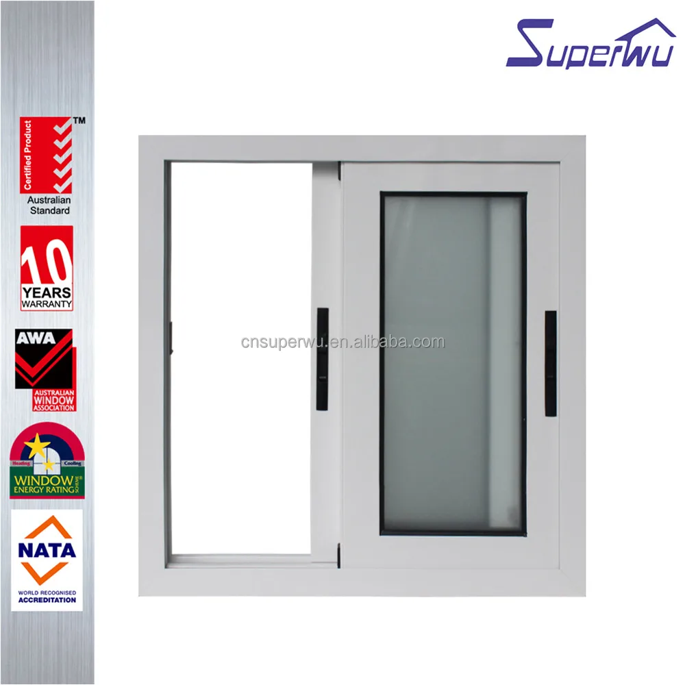 The newest thin frame aluminium windows standard sliding window