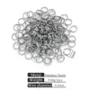 Steel color double layer key ring-0.5*5