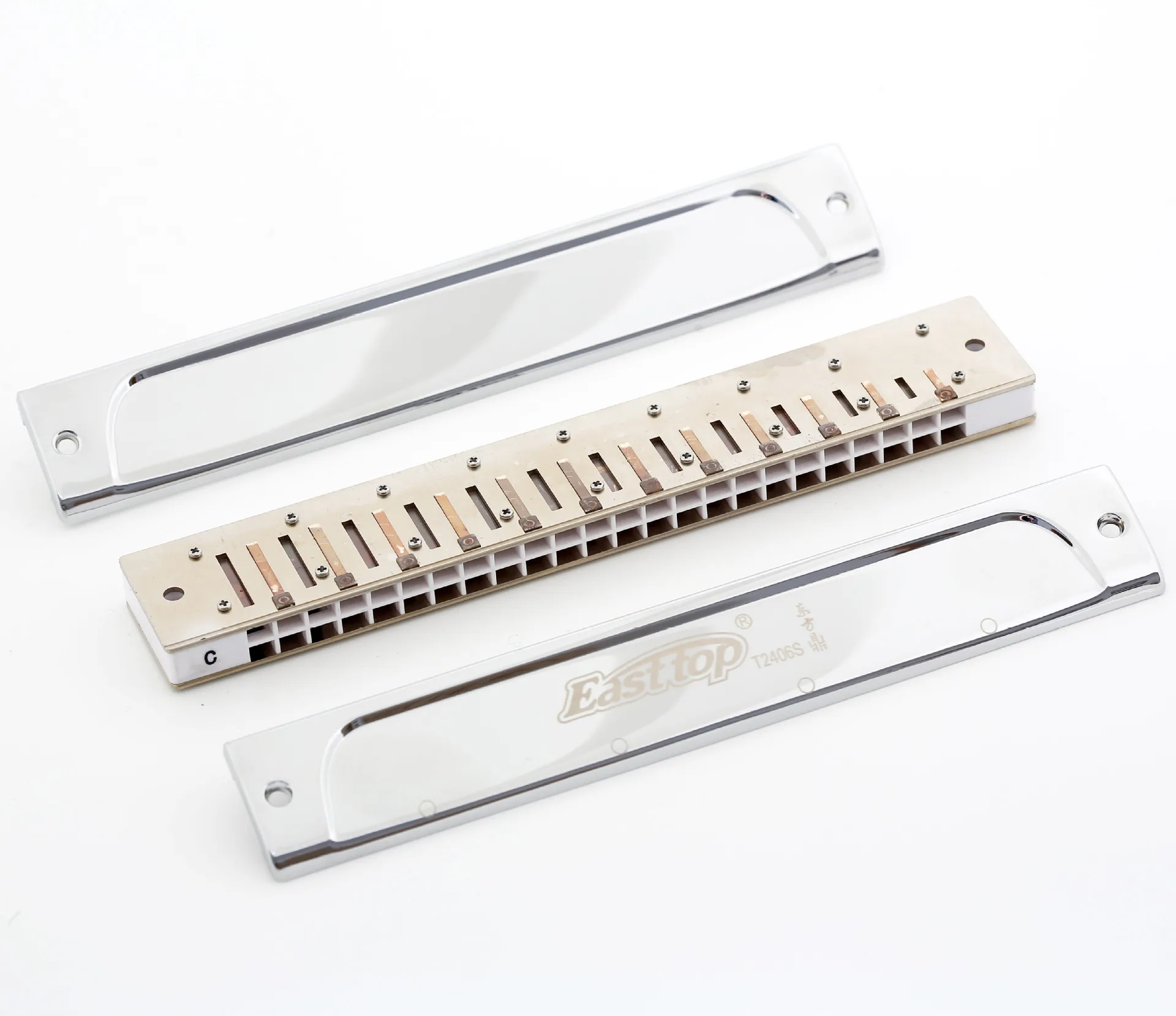 东顶24孔复调口琴管乐器