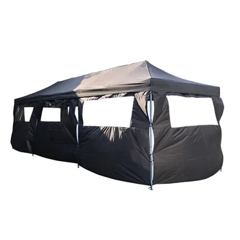 Popular hot sales 3x9m quick folding stable structure outdoor black tents for sales trade show tent
