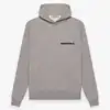 Sweat à capuche couleur avoine foncée