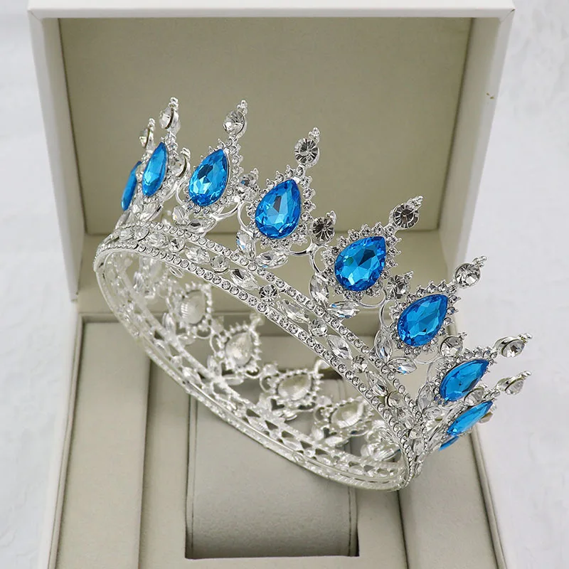 Big Pageant Crystal Crystal  Bride Crown Tiaras  Wedding