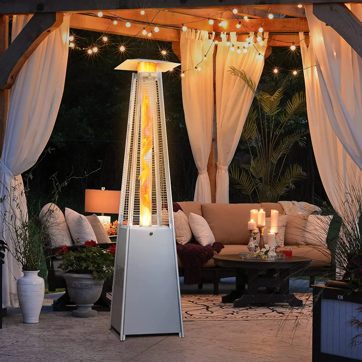 pyramid patio heater