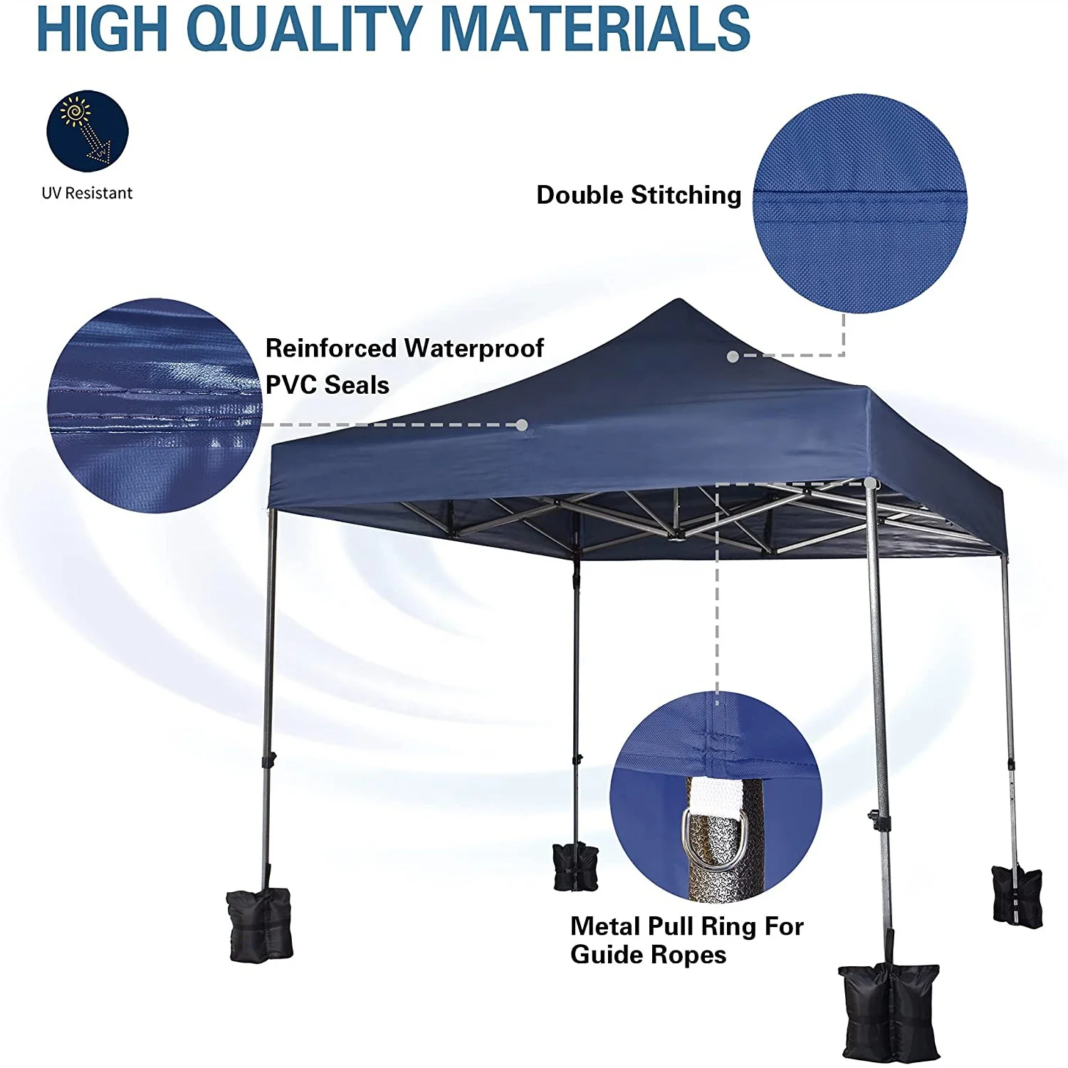 OEM Customization Heavy Duty Folding Gazebo 3m X 3m Commercial Market Stall 9 M2 100 Sq Ft Outdoor Waterproof Canopy Tent