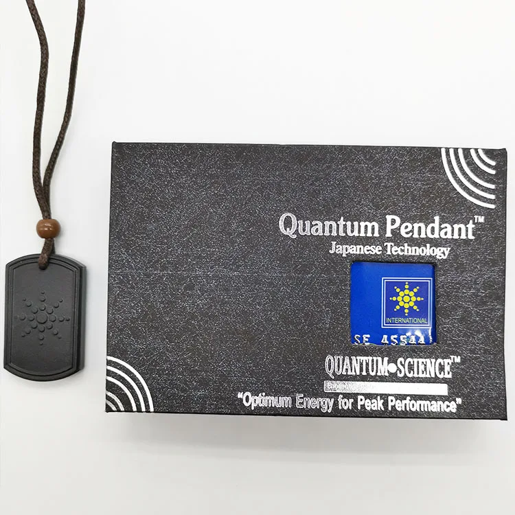 Tourmaline Negative Ions Far Infrared & Scalar Energy Volcanic Lava Reverse Aging Anti EMF Radiation Protection Quantum Pendant