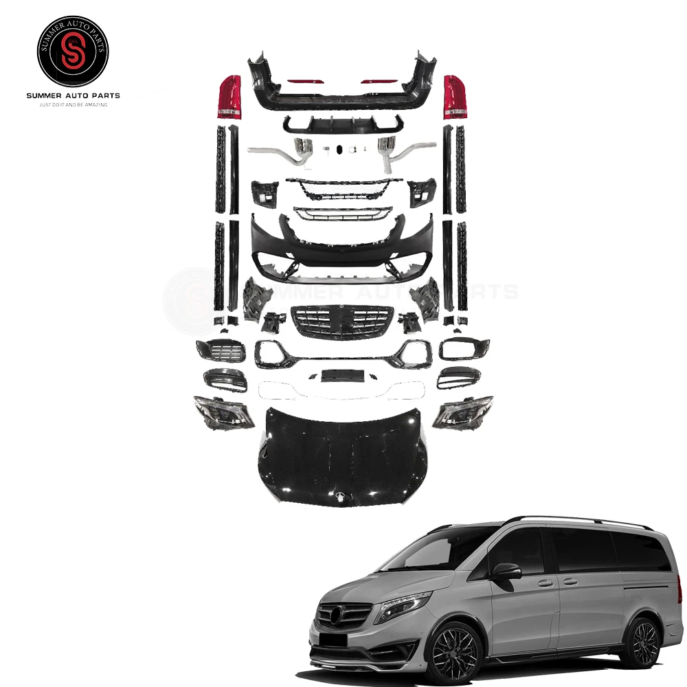 Upgraded Body Kit New Design Car Bumper Auto Bumper Front Bumper For Mercedes Benz W447 Vito V