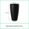 21inch high gloss black