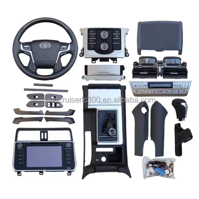 For Land Cru*ser Prad* 2010 -2017 Interior Upgrade Kit Fj150 Interior ...