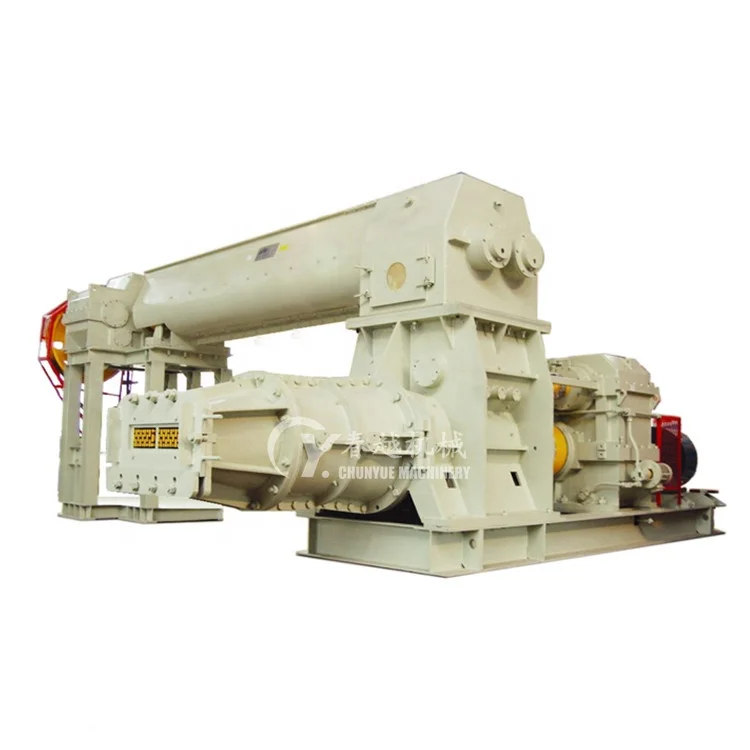 Red Brick Making Machinery Automatic High Performance Clay Vacuum Clay Brick Extruder Production Line