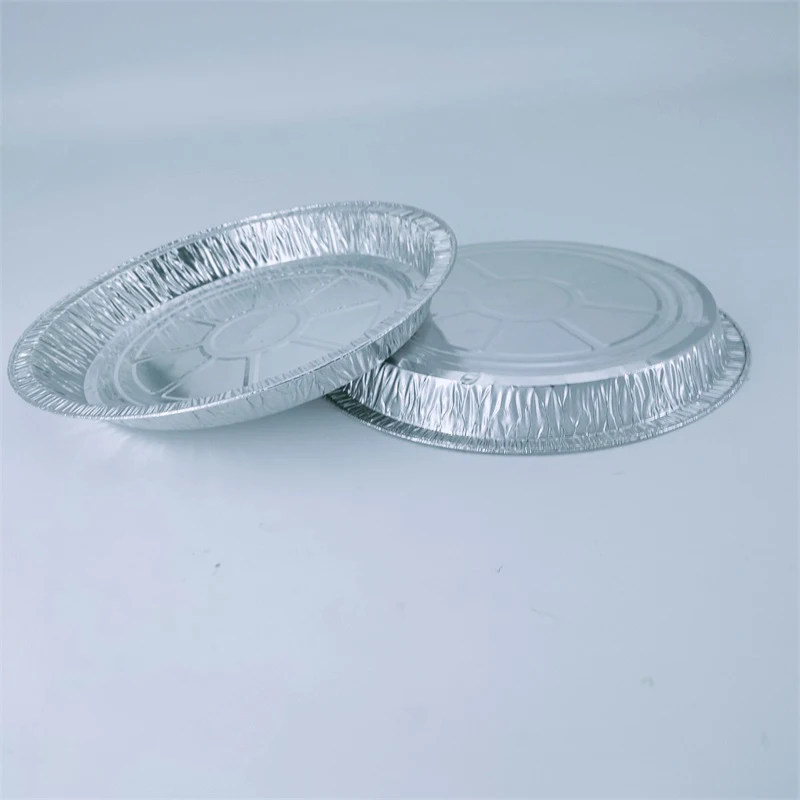 230x33mm Disposable Aluminum Foil Take Out Tray 9 Inch Disposable Pizza