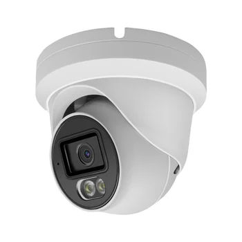 Compatible Hik TVT 5MP ColorVu IP PoE Camera Plug and Play Colorvu Dual Light One Way Audio Network CCTV Security Camera