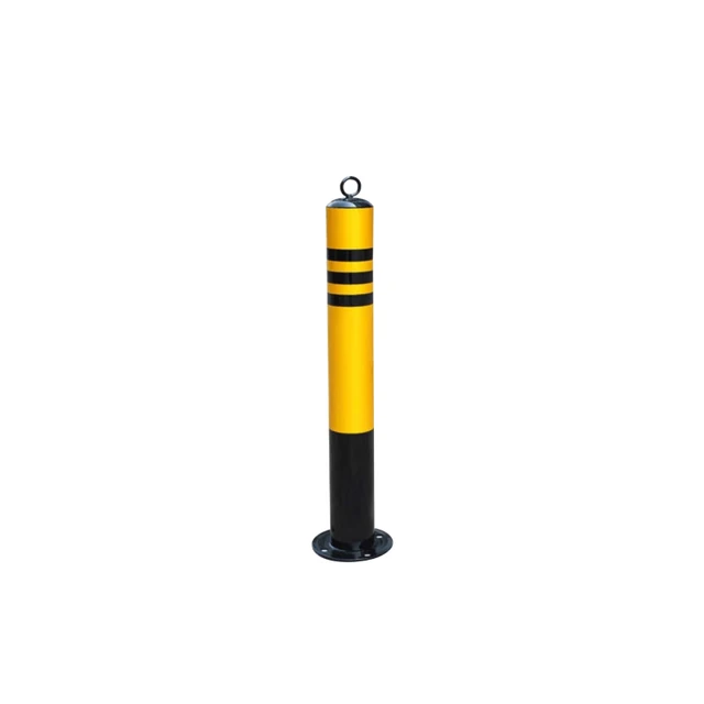 Factory Direct Sale Lightweight Yellow Safety Guard Post Fixed Traffic Barrier for Warning Purpose  height  90cm