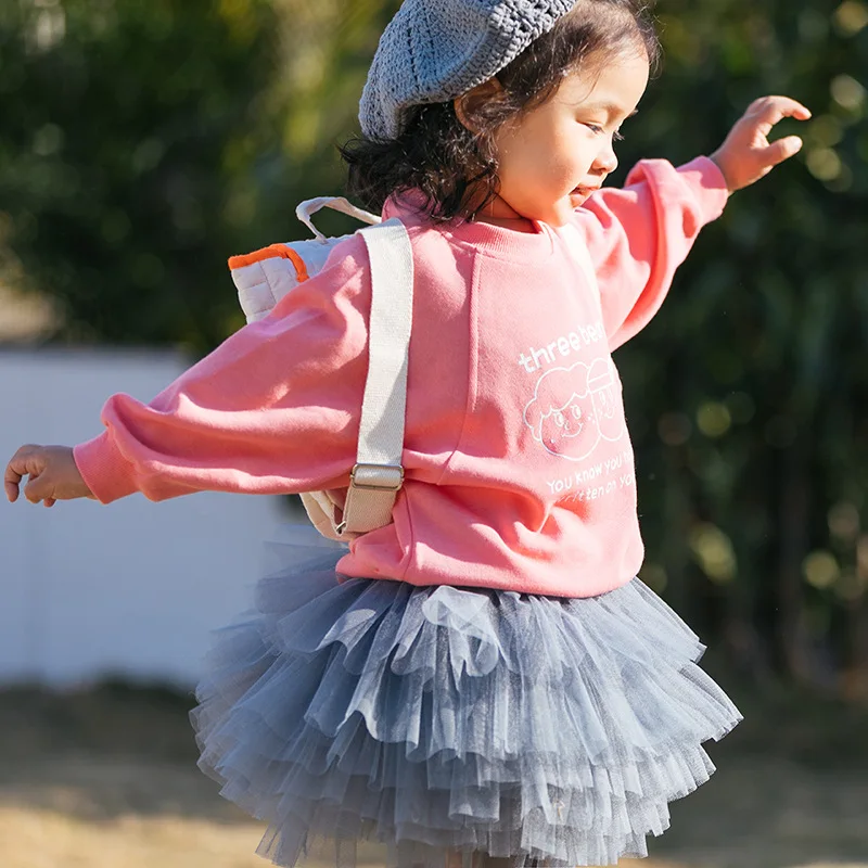 Princesse jupon Tulle jupe maille automne robe de bal Mini Ballet