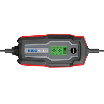 10-Steps,Fully automatic 12V battery charger 4A with LCD indication