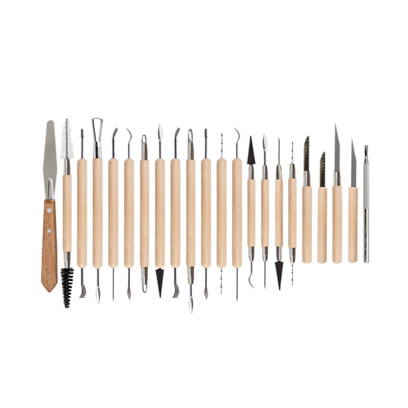 22pcs Professional Pottery & Polymer Clay Tools Sculpting Set