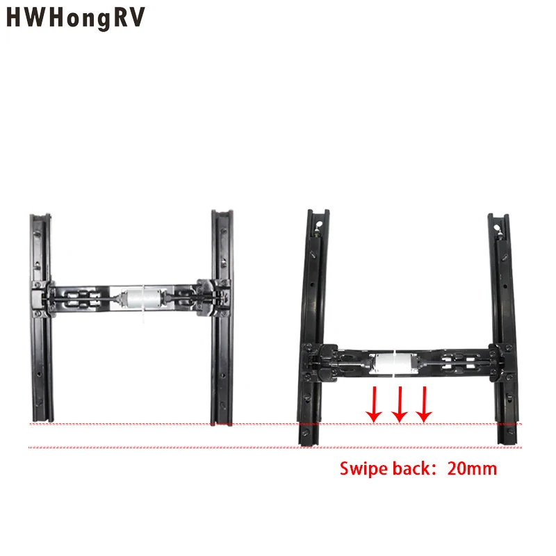 Luxury RV Seats Double Rails with Motor and Car Electrical Seat Track Sliders for the MPV Seats