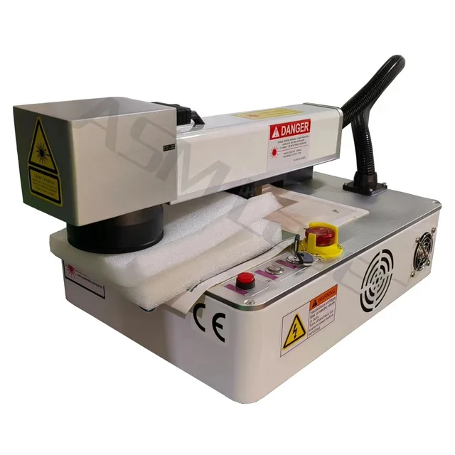 CE 20W new model folded type mini handheld fiber laser precision fast speed marking laser engraving machine