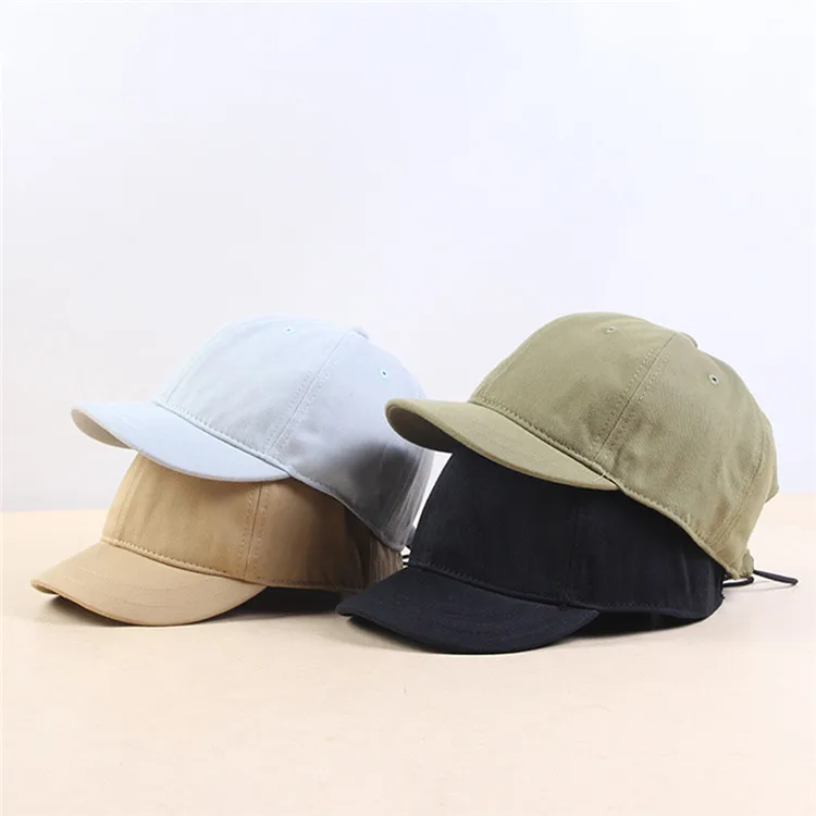 Short Brim Caps Perfect for Men and Women with Big Heads