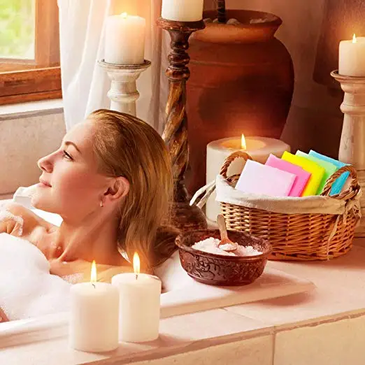 30*90cm handuk mandi nilon panjang bunga Korea handuk Scrub pengelupas  kulit kain pencuci tubuh untuk punggung