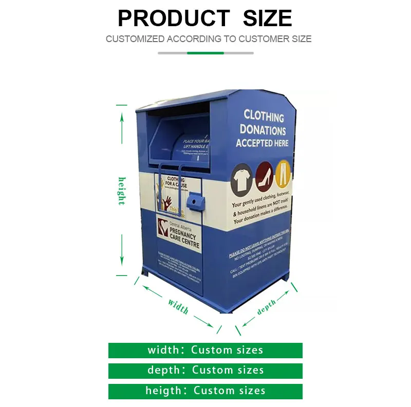 Big Litres Bin Textile Waste Trash Bin Clothes Recycle Bins Buy