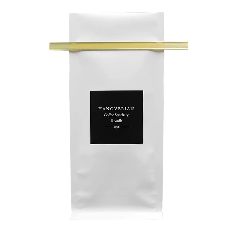 Reusable Kraft Paper Coffee Bags With Valve