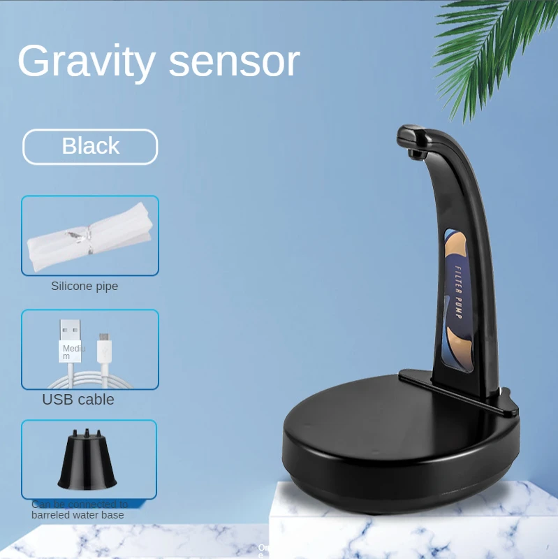 Free Sample Automatic Wireless Electric Drinking Water Bottle Dispenser Pump 9 Gallon Gravity Sensor-Free Water Dispensers