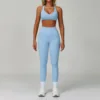 Bra+leggings blue