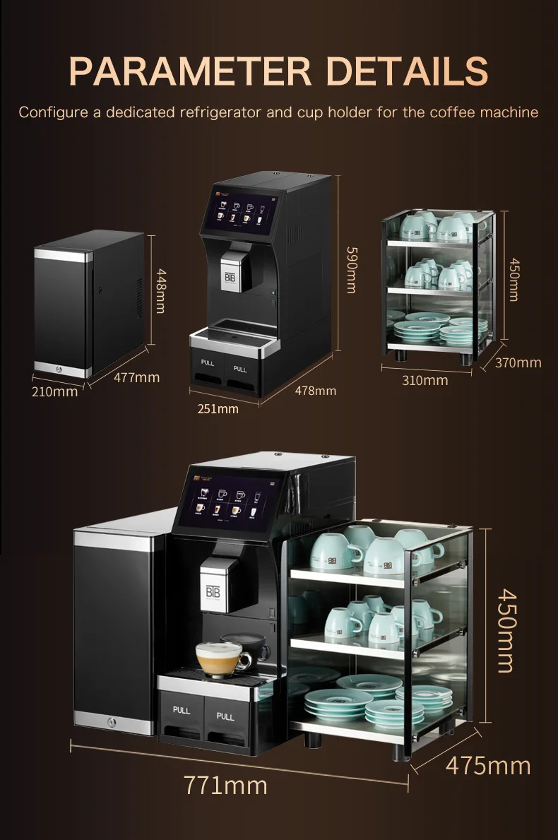High Quality Automatic Commercial Espresso Coffee Machine For Hotel