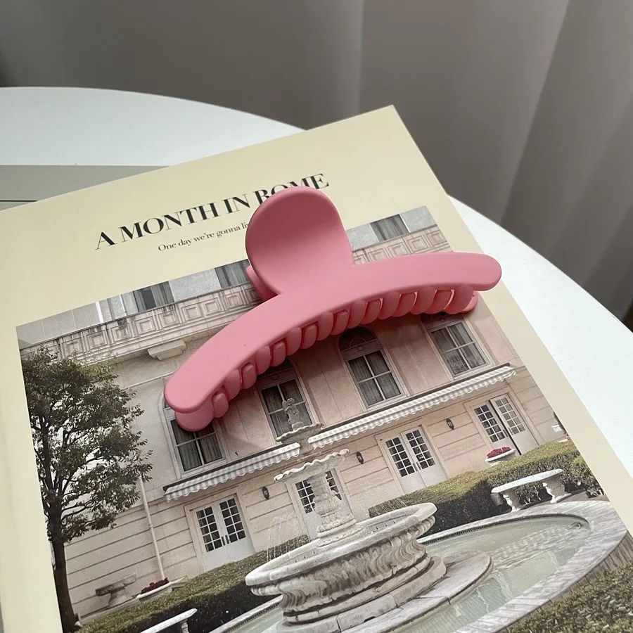 Новое поступление заколка для волос женщин простая Мода корейский большой зажим