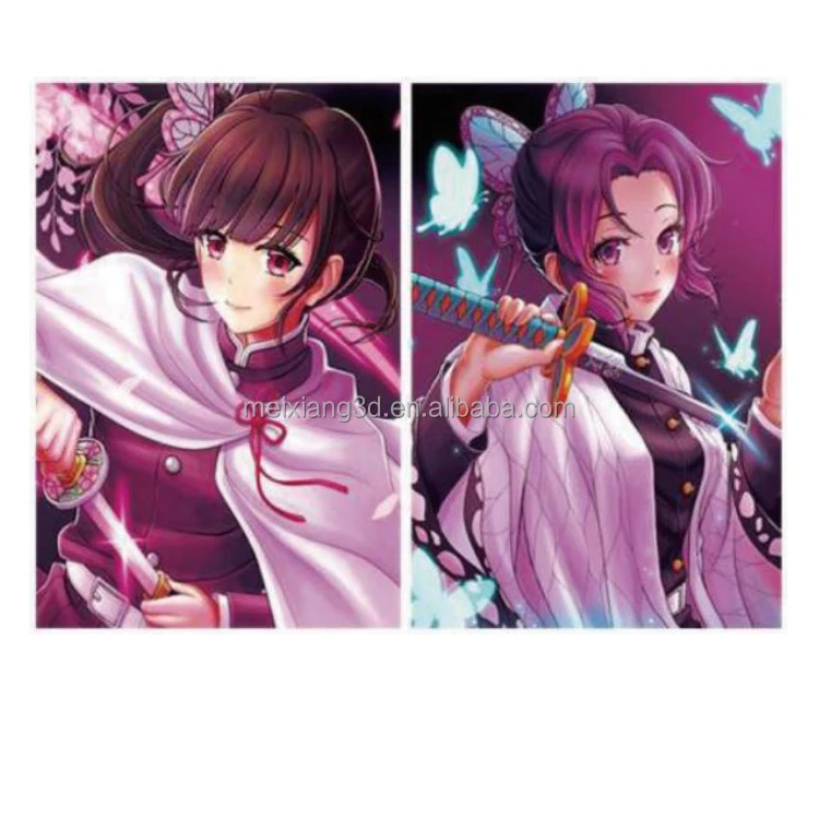 Custom Design Free Sample 50lpi 3d Lenticular Lens Sheet Flip Picture Movie Star Anime Poster Printing