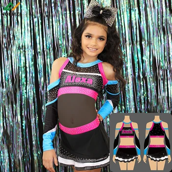 Fast Delivery Custom Cheerleading Uniforms Kids Cheerleader Outfits ...