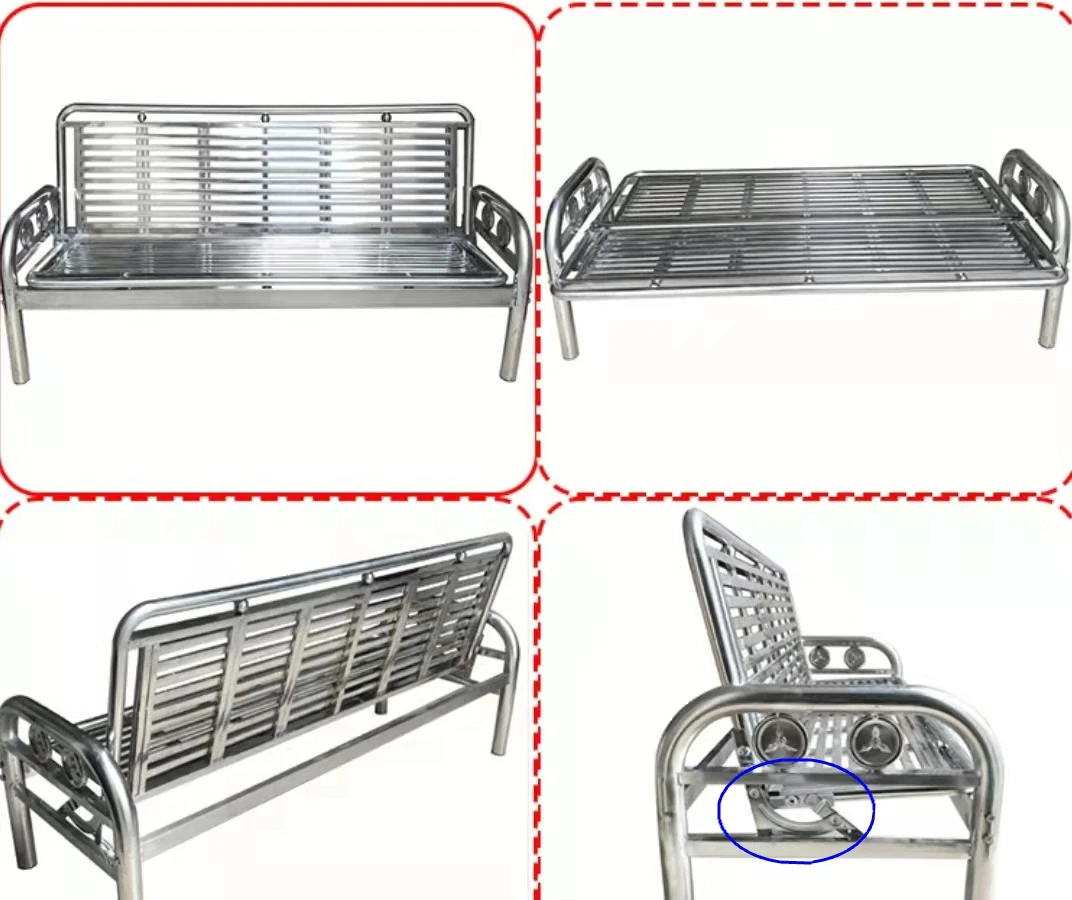Transformer Sofa Hardware Adjustable Folding Sofa Hinges With Iron Spring Sofa Bed Mechanism