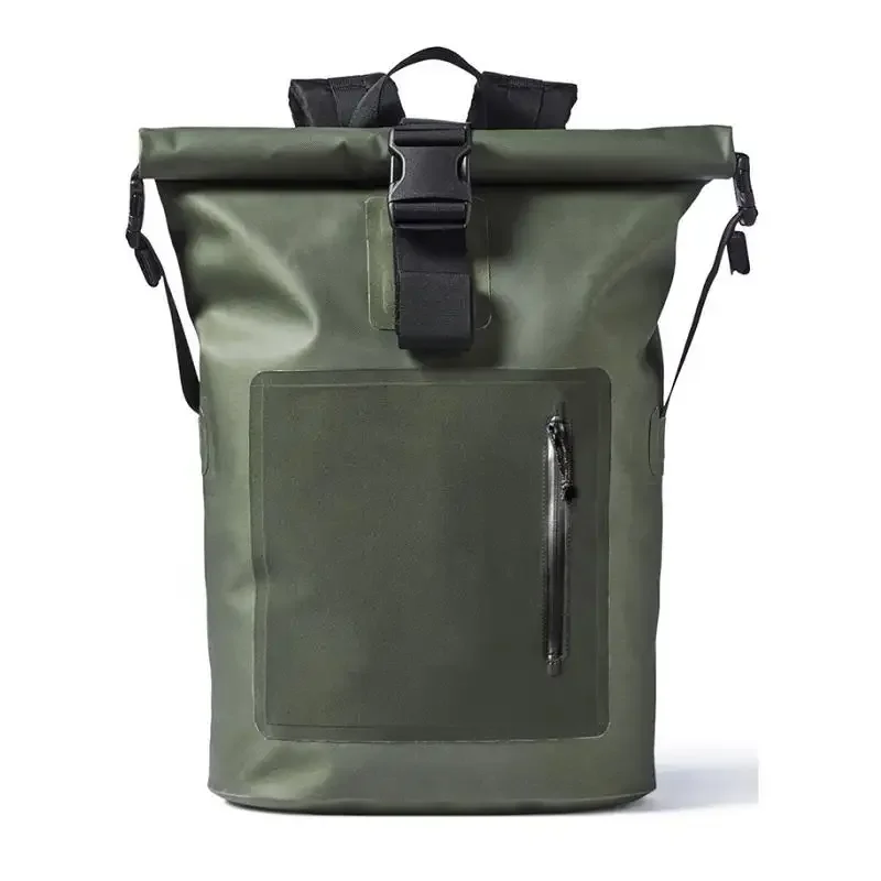 Custom Men Roll Top Pvc Dry Bag Waterproof Backpack Fully Waterproof ...