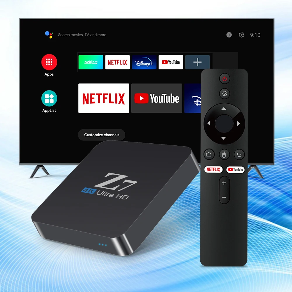 4K Android TV ボックス 4K 10箱セット Z7 Smart TV Box - Android 10.0 Allwinner H313, 4K Media Player