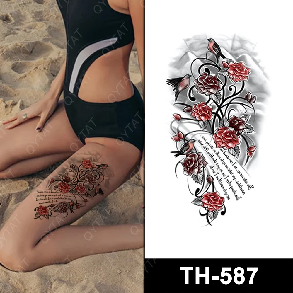 Съемный Премиум водонепроницаемый временные Body Art Макияж для женщин поддельные наклейка татуировка