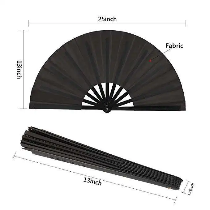 Wholesale High Quality Foldable Hand Fans, Custom Deutschland National Flag Printing For Sport Events & Sports Competitions_voghion.com