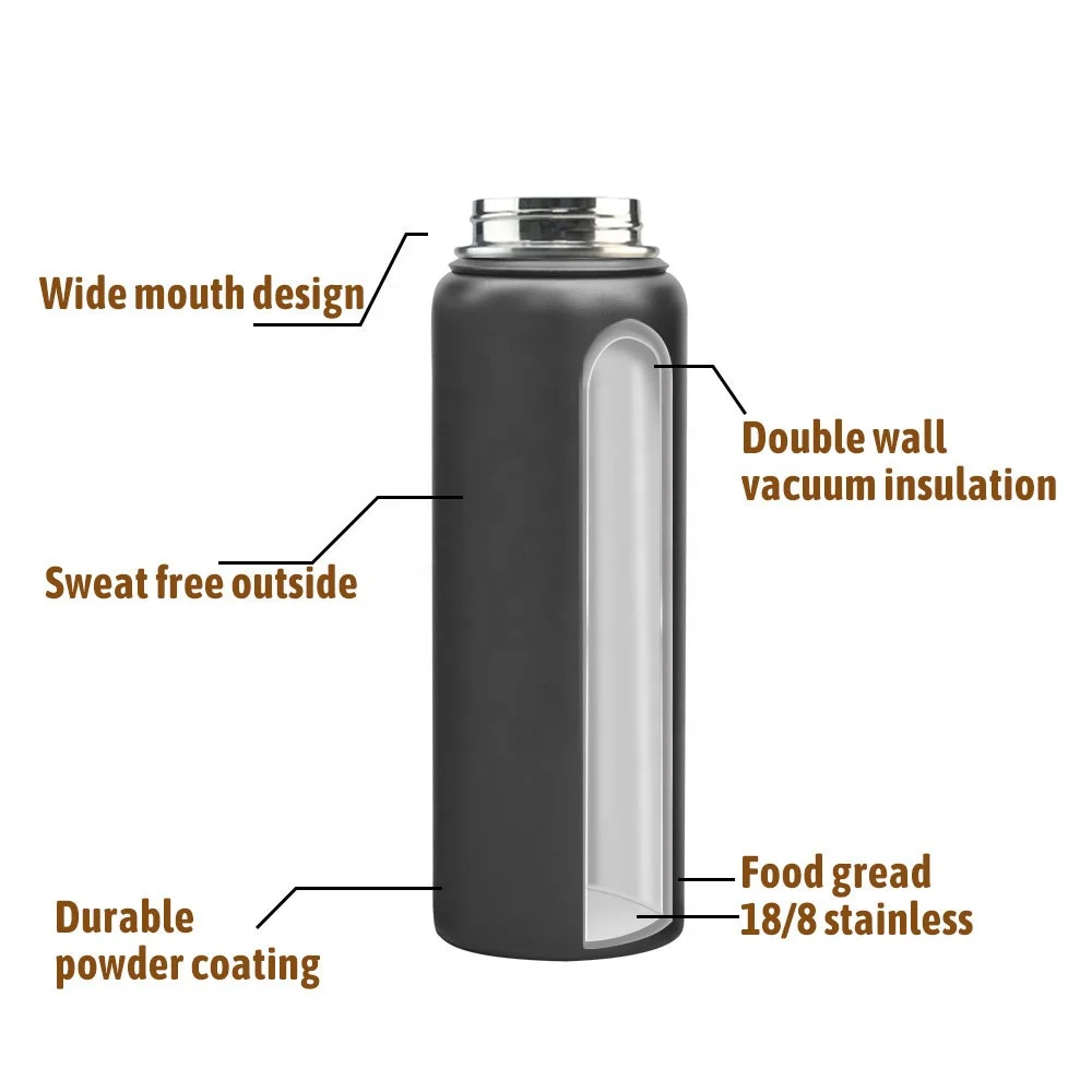 Custom Vacuum Flask Coffee Stainless Steel Double Wall Insulated Gym