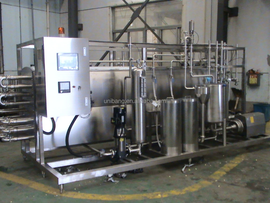 1000L Tubular  Pasteurisation Machine in Dairy Production Line Milk Processing Plant 2000L UHT Pasteurizer for Tofu Spread