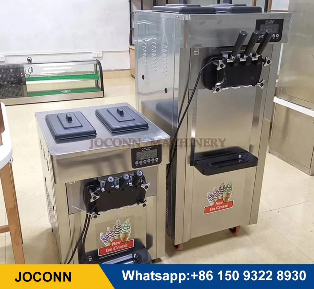 J Shape Puff Corn Snack Making Machine Helado Suave Ice Cream Making Machine Ice Cream Cone Making Machine