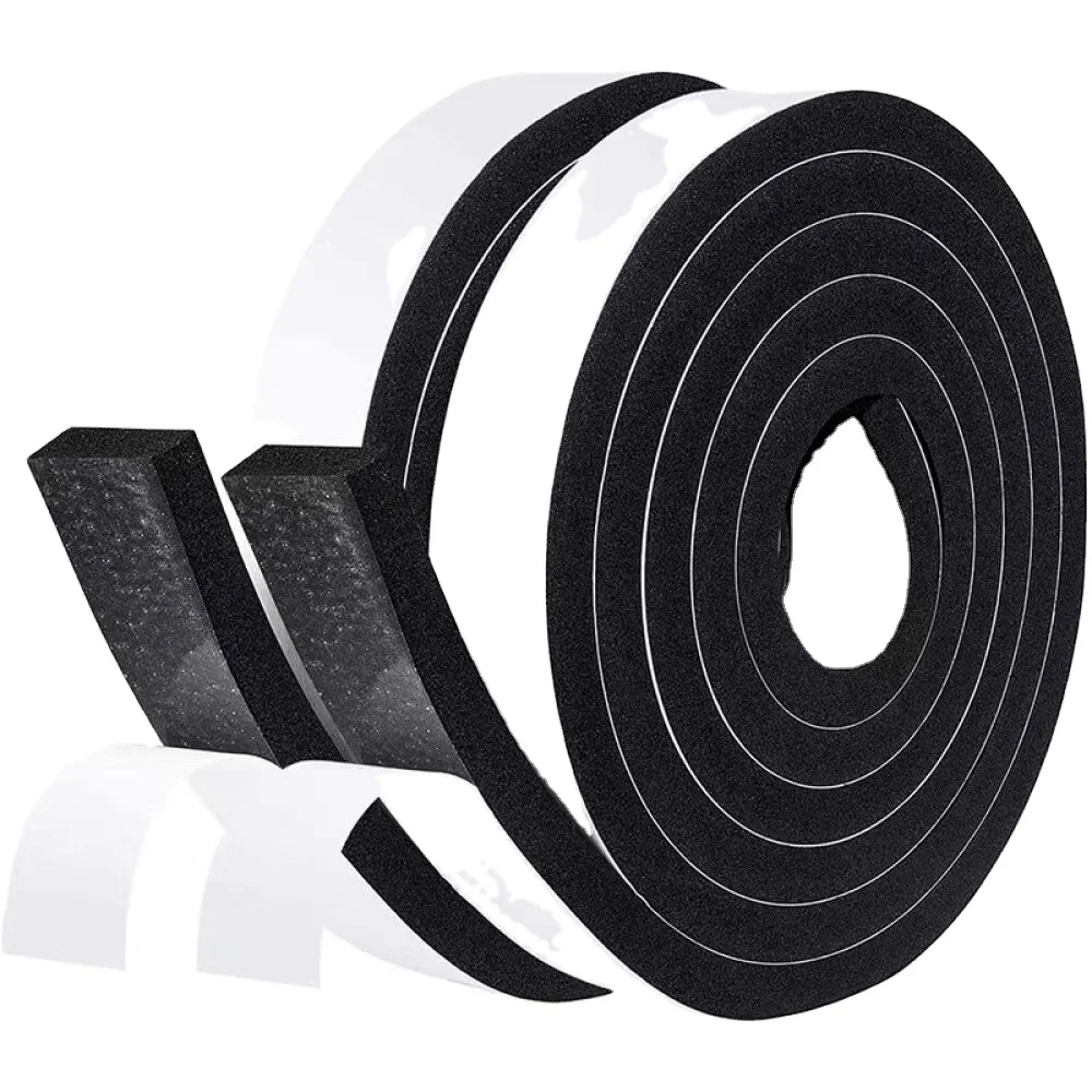 Flame retardant waterproof seal rubber square single side back adhesive eva foam roll