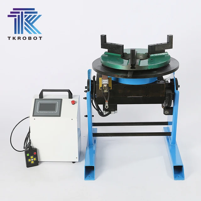TKweld Custom Portable Construction Automatic Motor Core Component Welding Positioner 30-600KG CNC Cylindrical Tanks