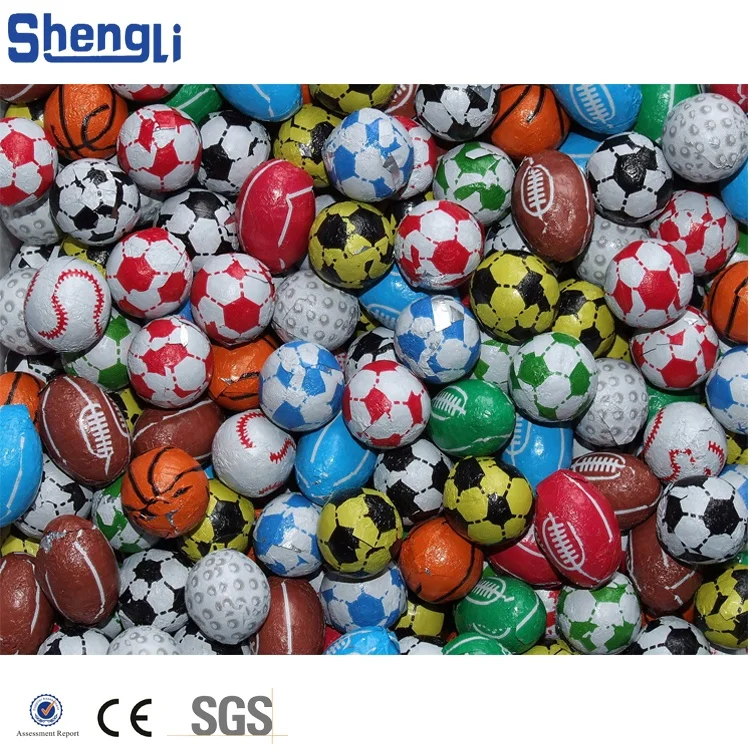 SHENGLI Chocolate Wrapping Machine for Eggs Balls Chocolate