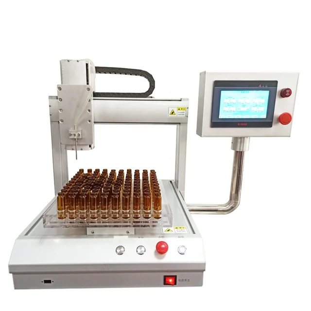 High Efficiency 3000pcs/hour Semi Automatic Syringe Vial Filling Machinery