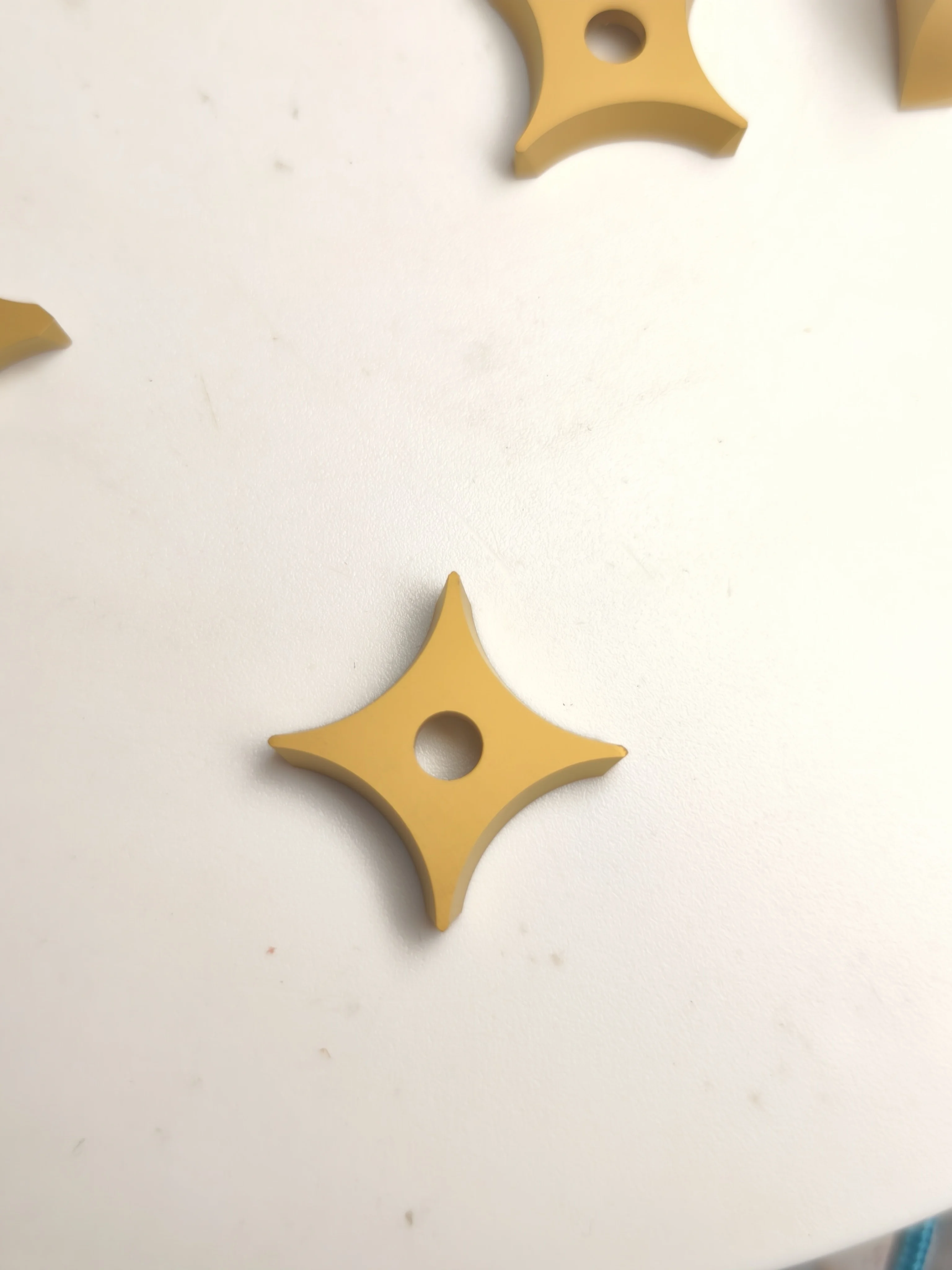 Carbide CNC Inserts Series Six Sided OD Scarfing Inserts for Pipe and Tubes