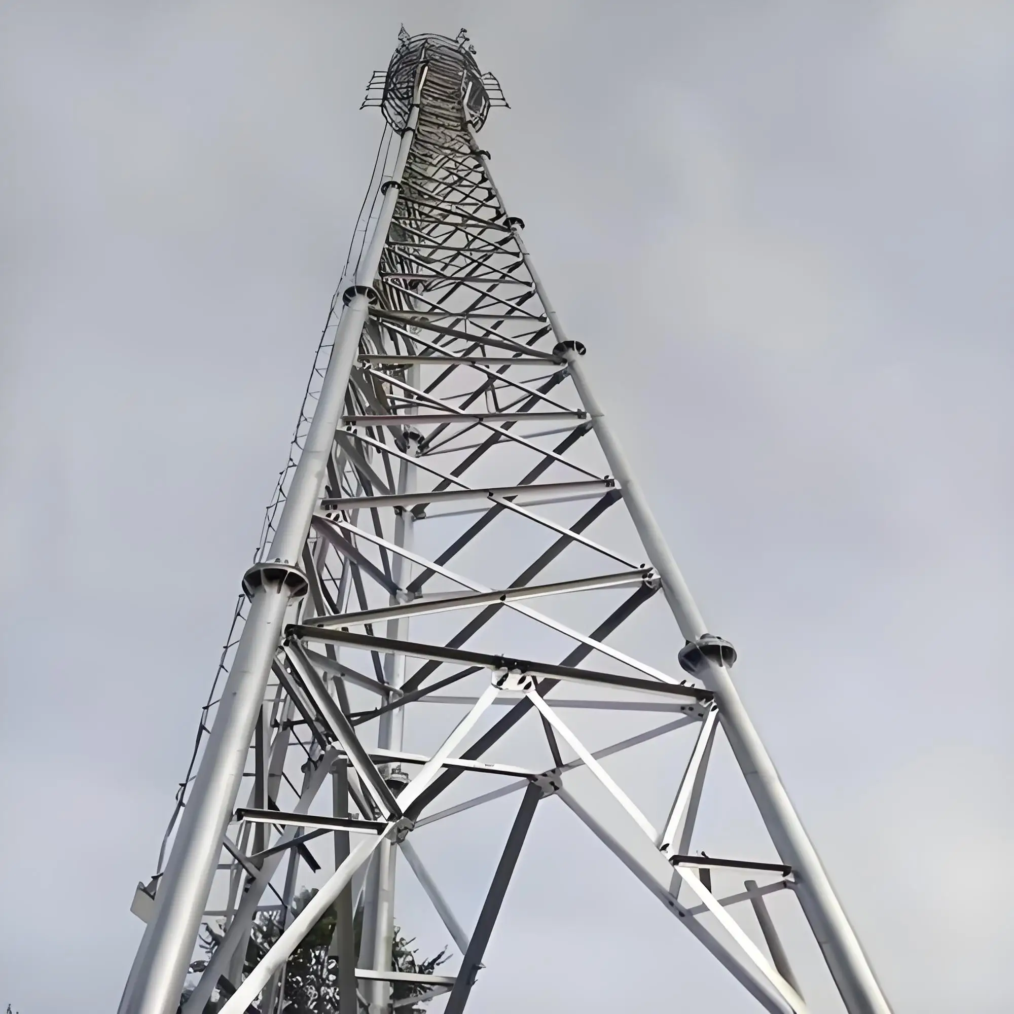 Three-Legged Steel Radio Communication Tower for Amateur Radio & Emergency Services Signal & Antenna Tower
