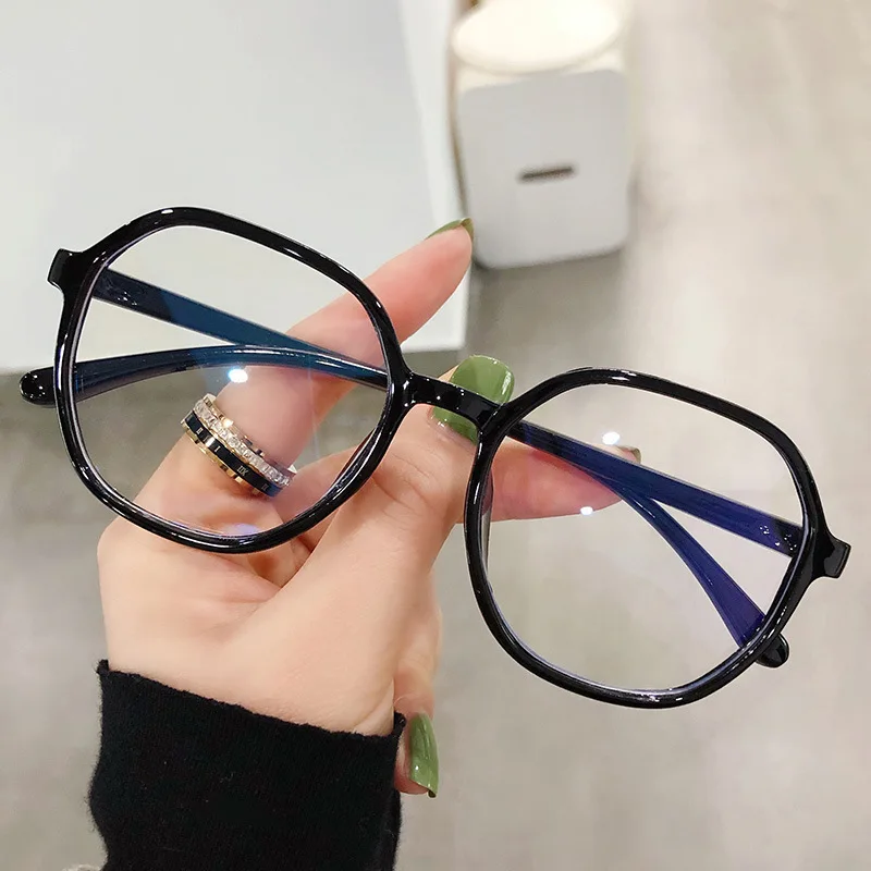 New Anti Blue Light Glasses For Women Fashion Polygonal Eyewear Frames ...