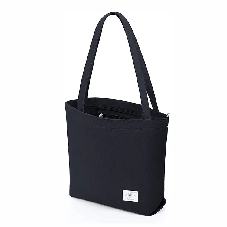Portable Promotional Plain Organic Cotton Tote Bag Wholesale Folding Canvas Shopping Bag